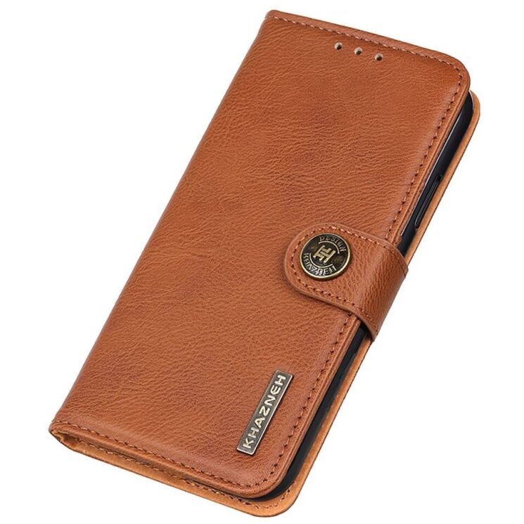 Чехол-книжка KHAZNEH Wallet Cover для Apple iPhone 16 - Brown: фото 4 из 9