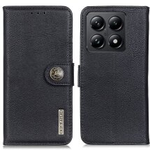 Чехол-книжка KHAZNEH Wallet Cover для Xiaomi 14T Pro - Black: фото 1 из 8