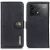 Чехол-книжка KHAZNEH Wallet Cover для Xiaomi Poco F6 Pro - Black: фото 1 из 9