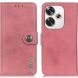 Чохол-книжка KHAZNEH Wallet Cover для Xiaomi Poco F6 - Pink (355019P). Фото 1 з 9