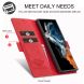 Чехол-книжка LC.IMEEKE Strong Case для Samsung Galaxy S23 Ultra (S918) - Red (321080R). Фото 11 из 11