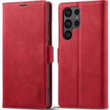 Чехол-книжка LC.IMEEKE Strong Case для Samsung Galaxy S23 Ultra (S918) - Red: фото 1 из 11
