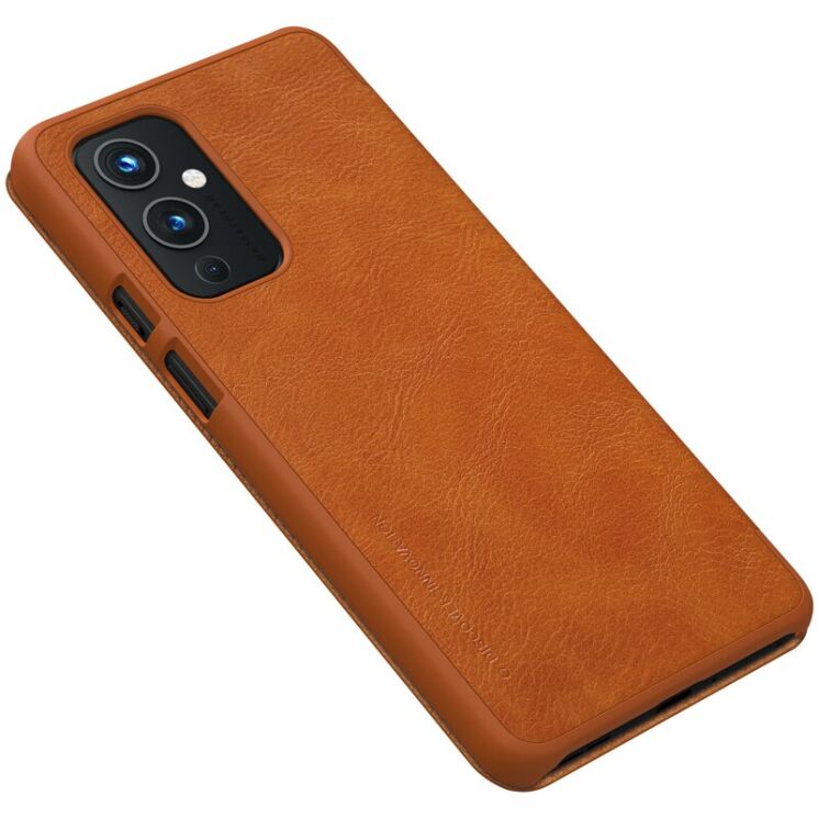 Чехол-книжка NILLKIN Qin Series для OnePlus 9 - Brown: фото 6 из 19