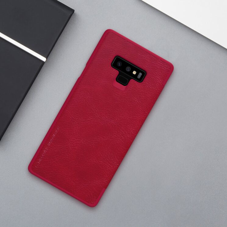 Чехол-книжка NILLKIN Qin Series для Samsung Galaxy Note 9 (N960) - Red: фото 7 из 17