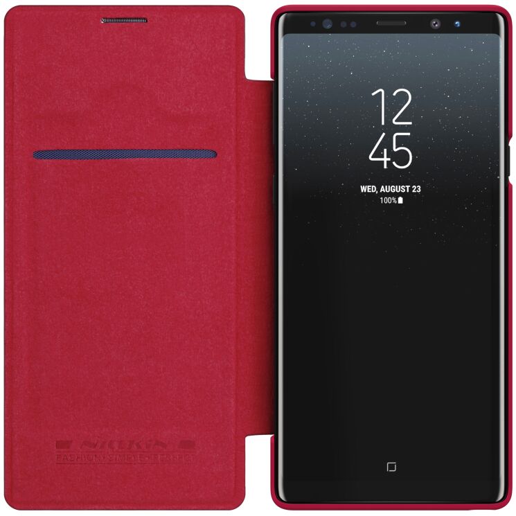 Чехол-книжка NILLKIN Qin Series для Samsung Galaxy Note 9 (N960) - Red: фото 6 из 17