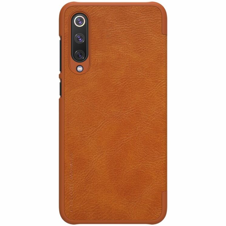Чехол-книжка NILLKIN Qin Series для Xiaomi Mi 9 SE - Brown: фото 2 из 14