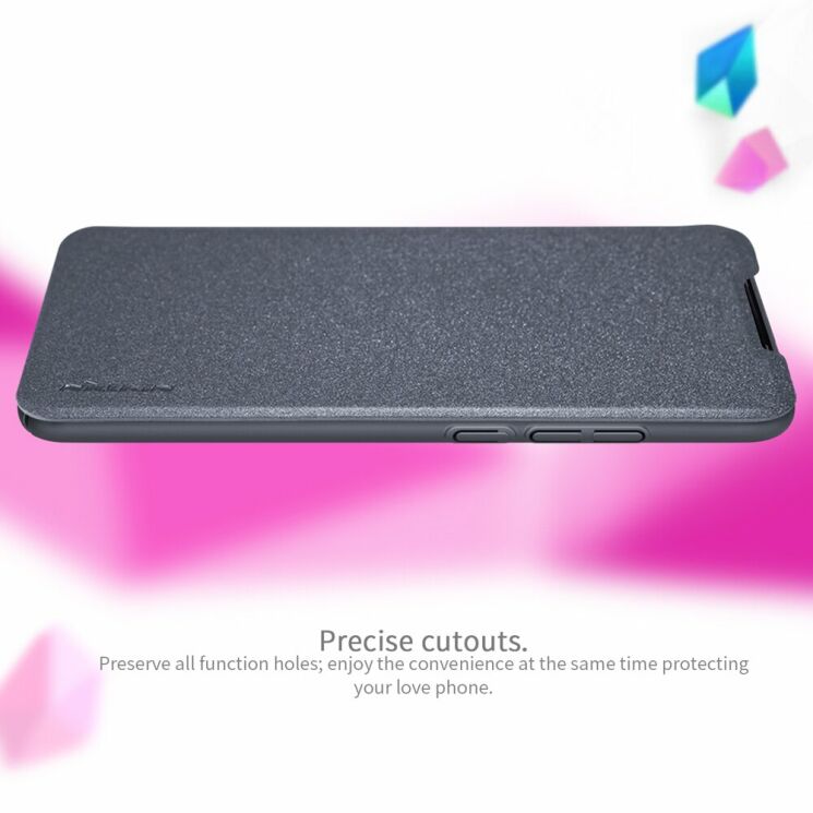 Чехол-книжка NILLKIN Sparkle Series для Xiaomi Mi A3 / Mi CC9e - Gold: фото 10 из 14