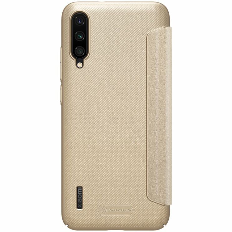 Чехол-книжка NILLKIN Sparkle Series для Xiaomi Mi A3 / Mi CC9e - Gold: фото 2 из 14