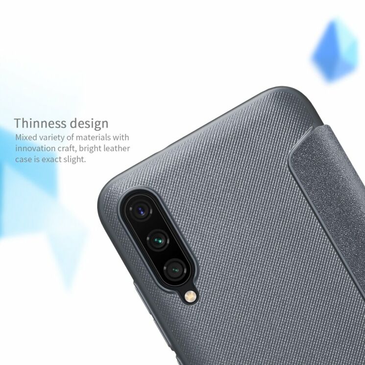 Чехол-книжка NILLKIN Sparkle Series для Xiaomi Mi A3 / Mi CC9e - Gold: фото 11 из 14