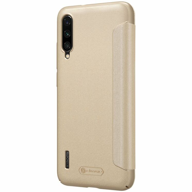 Чехол-книжка NILLKIN Sparkle Series для Xiaomi Mi A3 / Mi CC9e - Gold: фото 3 из 14