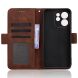 Чехол-книжка с карманами Deexe Wallet Stand для OPPO Reno 15 F/FS - Brown (405817Z). Фото 3 из 15
