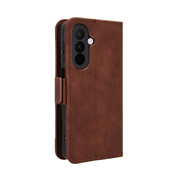 Чехол-книжка с карманами Deexe Wallet Stand для Samsung Galaxy A27 (A276) - Brown (408613Z) Чехол-книжка с карманами Deexe Wallet Stand для Samsung Galaxy A27 (A276) - Brown: фото 7 из 15