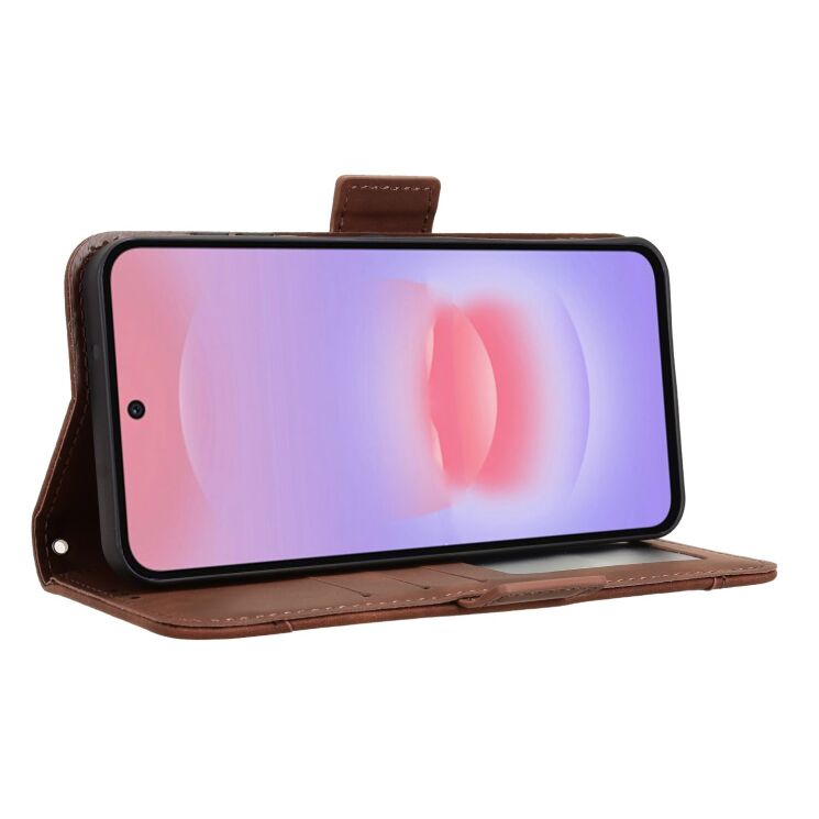 Чехол-книжка с карманами Deexe Wallet Stand для Samsung Galaxy A27 (A276) - Brown (408613Z) Чехол-книжка с карманами Deexe Wallet Stand для Samsung Galaxy A27 (A276) - Brown: фото 6 из 15