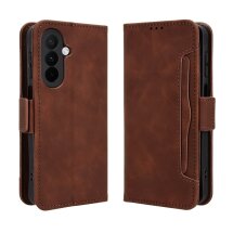 Чехол-книжка с карманами Deexe Wallet Stand для Samsung Galaxy A27 (A276) - Brown: фото 1 из 15