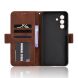 Чехол-книжка с карманами Deexe Wallet Stand для Samsung Galaxy A27 (A276) - Brown (408613Z). Фото 4 из 15