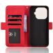 Чехол-книжка с карманами Deexe Wallet Stand для Xiaomi 17T Pro - Red (422362R). Фото 3 из 16