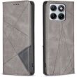 Чехол-книжка с карманами UniCase Geometric Pattern для Motorola Edge 70 Fusion - Grey (409506H)