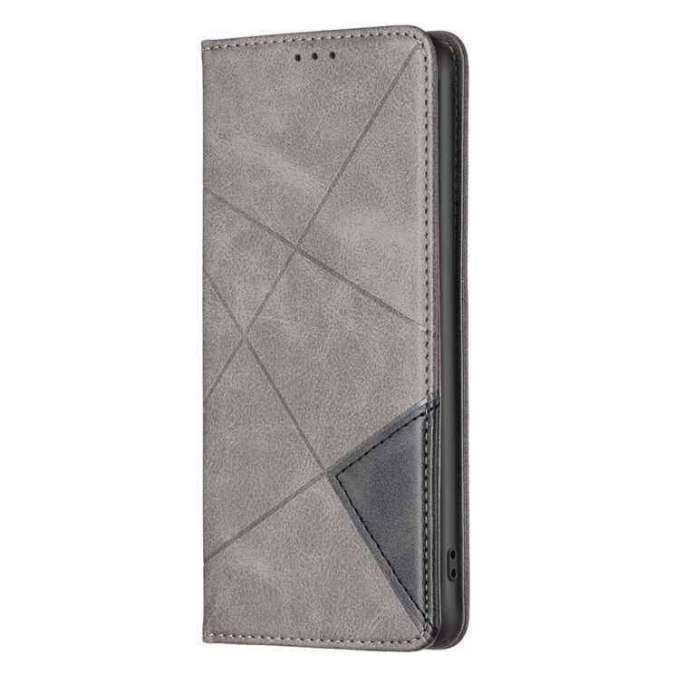 Чехол-книжка с карманами UniCase Geometric Pattern для Samsung Galaxy A27 (A276) - Grey (408640H) Чехол-книжка с карманами UniCase Geometric Pattern для Samsung Galaxy A27 (A276) - Grey: фото 2 из 10