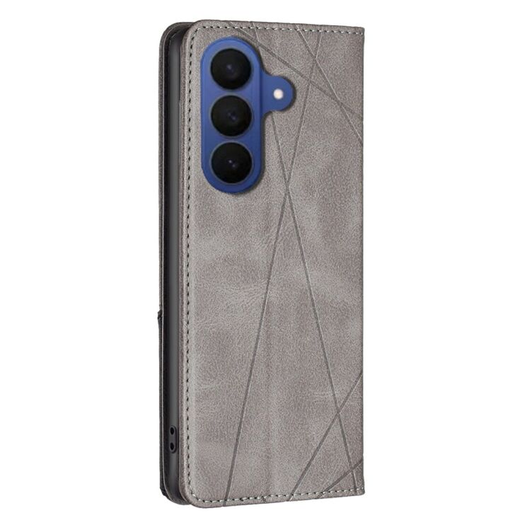 Чехол-книжка с карманами UniCase Geometric Pattern для Samsung Galaxy A27 (A276) - Grey (408640H) Чехол-книжка с карманами UniCase Geometric Pattern для Samsung Galaxy A27 (A276) - Grey: фото 3 из 10