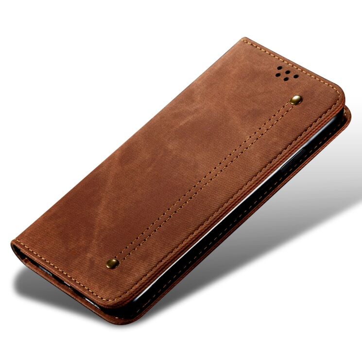 Чехол-книжка с карманами UniCase Jeans Wallet для Samsung Galaxy S26 Plus (S947) - Coffee: фото 4 из 7