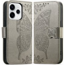Чехол-книжка с рисунком UniCase Butterfly Pattern для OPPO Reno 15 - Grey: фото 1 из 9