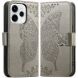 Чехол-книжка с рисунком UniCase Butterfly Pattern для OPPO Reno 15 - Grey (405746H). Фото 1 из 9