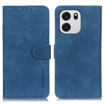 Чохол-книжка з застібкою KHAZNEH Retro Wallet для OnePlus Nord CE6 - Blue: фото 1 з 10
