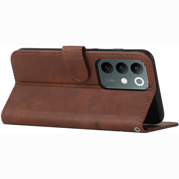 Чохол-книжка з застібкою UniCase Jet Cover для Realme C100i - Brown: фото 2 з 10