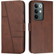Чехол-книжка с застежкой UniCase Jet Cover для Realme C100i - Brown: фото 1 из 10