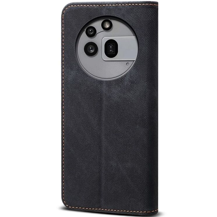 Чехол-книжка UniCase Jeans Wallet для Nothing Phone (3a) Pro - Black: фото 6 из 6