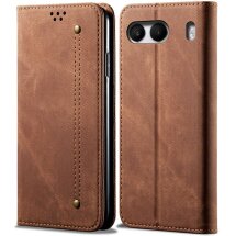 Чехол-книжка UniCase Jeans Wallet для OnePlus Nord 4 - Coffee: фото 1 из 7