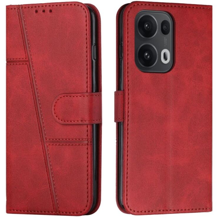 Чехол-книжка UniCase Jet Cover для OPPO Reno 13 Pro 5G - Red: фото 1 из 10