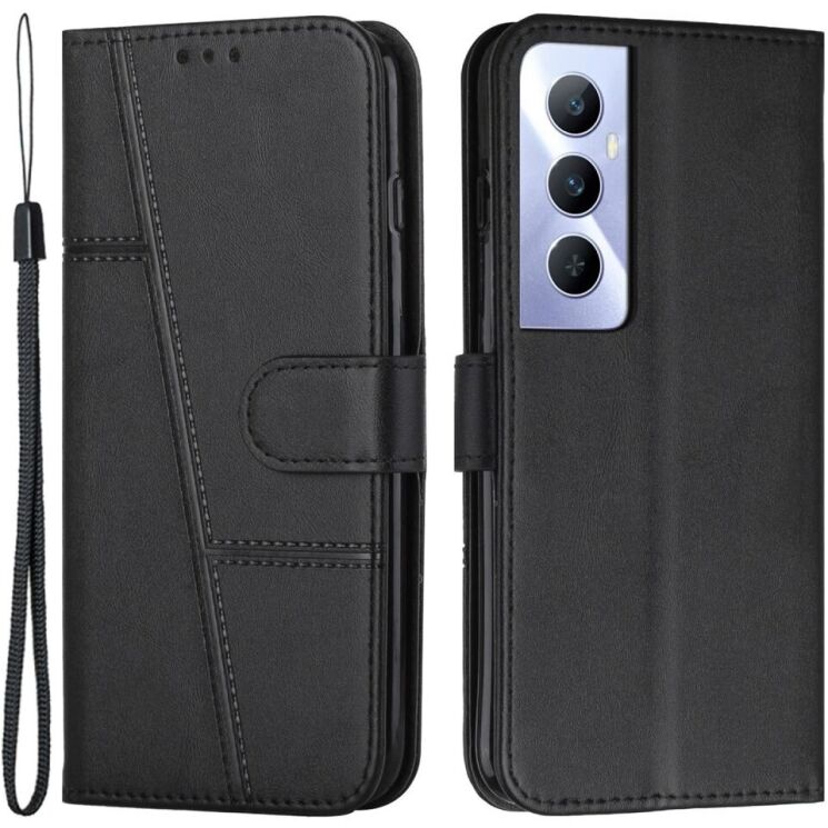 Чохол-книжка UniCase Jet Cover для Realme C65 - Black: фото 1 з 10