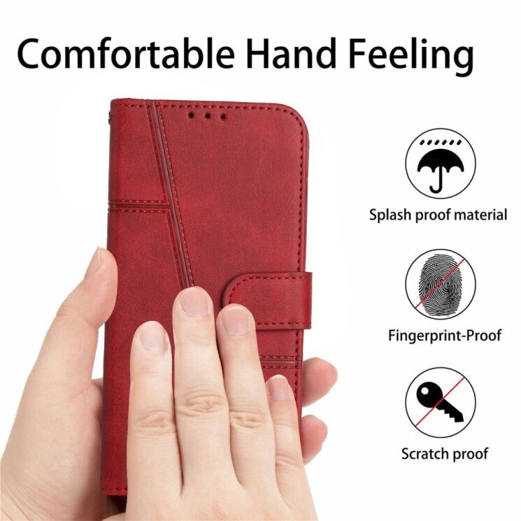 Чохол-книжка UniCase Jet Cover для Xiaomi Poco F7 Pro / Poco F7 Ultra - Red: фото 8 з 10
