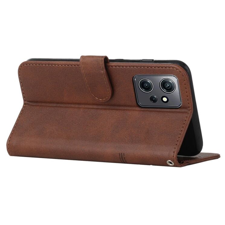 Чехол-книжка UniCase Jet Cover для Xiaomi Redmi Note 12 - Brown: фото 3 из 11