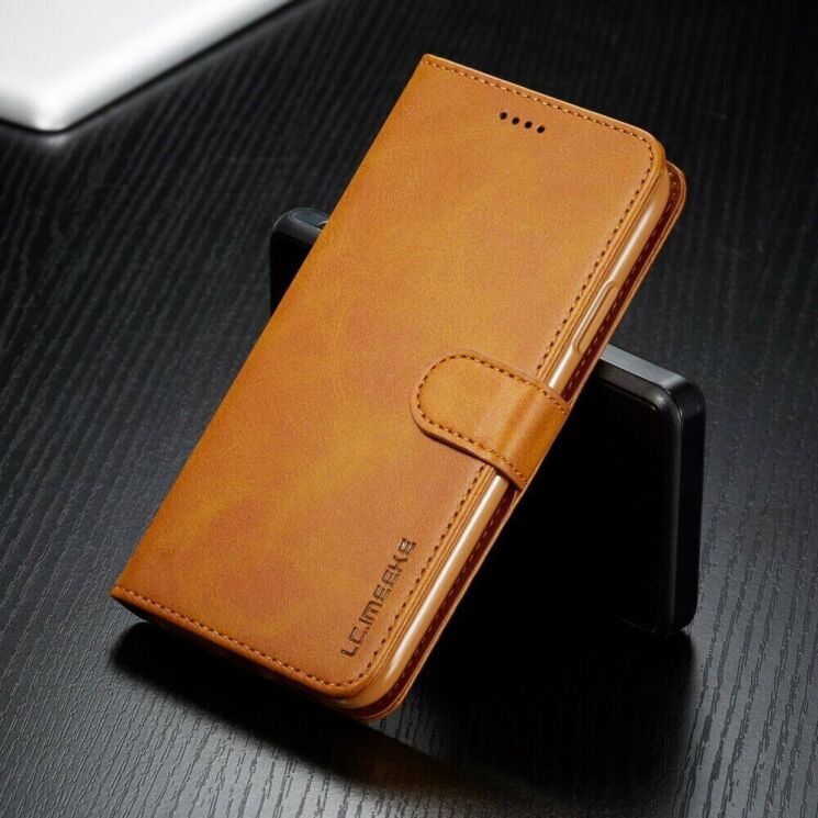 Чехол LC.IMEEKE Wallet Case для Apple iPhone 11 - Brown: фото 4 из 6