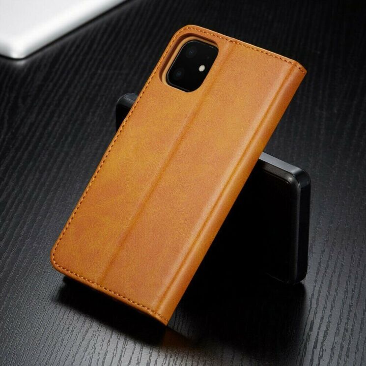 Чехол LC.IMEEKE Wallet Case для Apple iPhone 11 - Brown: фото 5 из 6