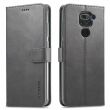Чехол LC.IMEEKE Wallet Case для Xiaomi Redmi Note 9 - Grey (266970H)