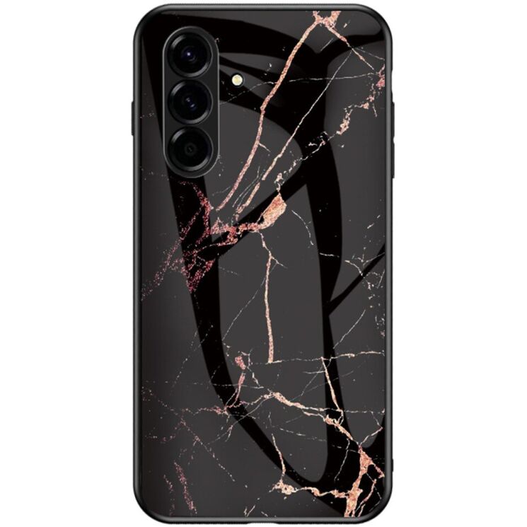 Чехол с рисунком Deexe Gradient Pattern для Samsung Galaxy A37 (A376) - Gold / Black: фото 1 из 7