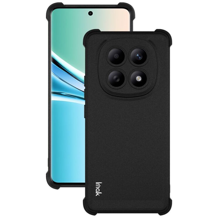 Чохол з посиленими кутами IMAK Airbag MAX Case для Xiaomi Redmi Note 15 5G / Poco M8 5G - Matte Black: фото 2 з 8