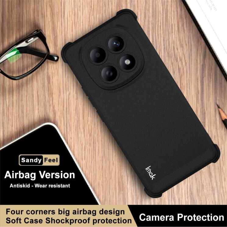 Чохол з посиленими кутами IMAK Airbag MAX Case для Xiaomi Redmi Note 15 5G / Poco M8 5G - Transparent: фото 3 з 8
