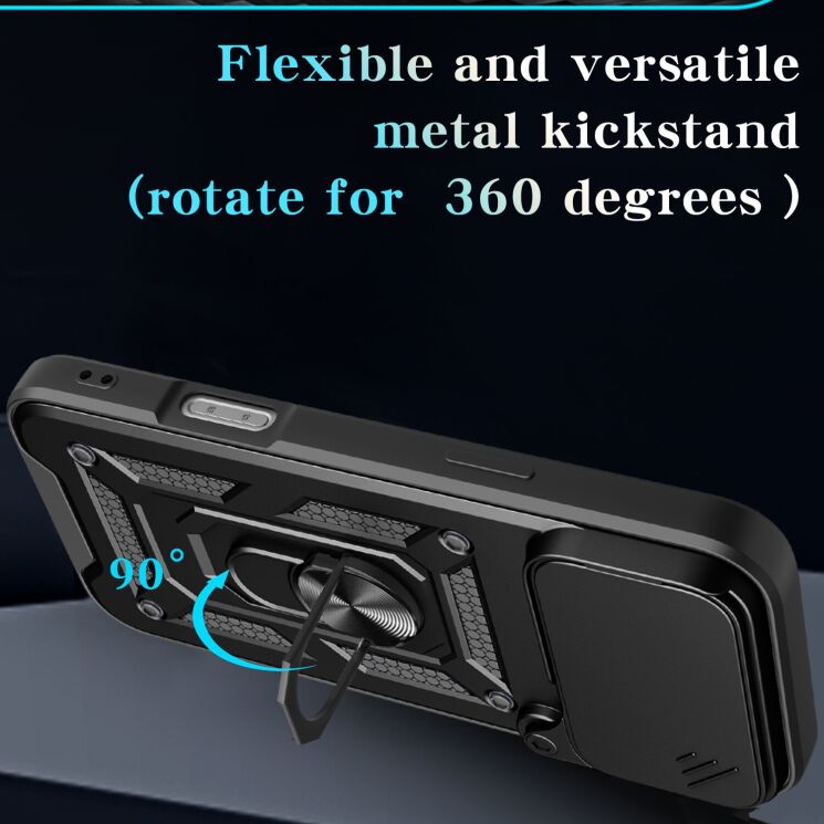 Чохол із захистом камери Deexe Armor Shield для iPhone 18 Pro Max / 17 Pro Max - Blue (423830L) Чохол із захистом камери Deexe Armor Shield для iPhone 18 Pro Max / 17 Pro Max - Blue: фото 5 з 9