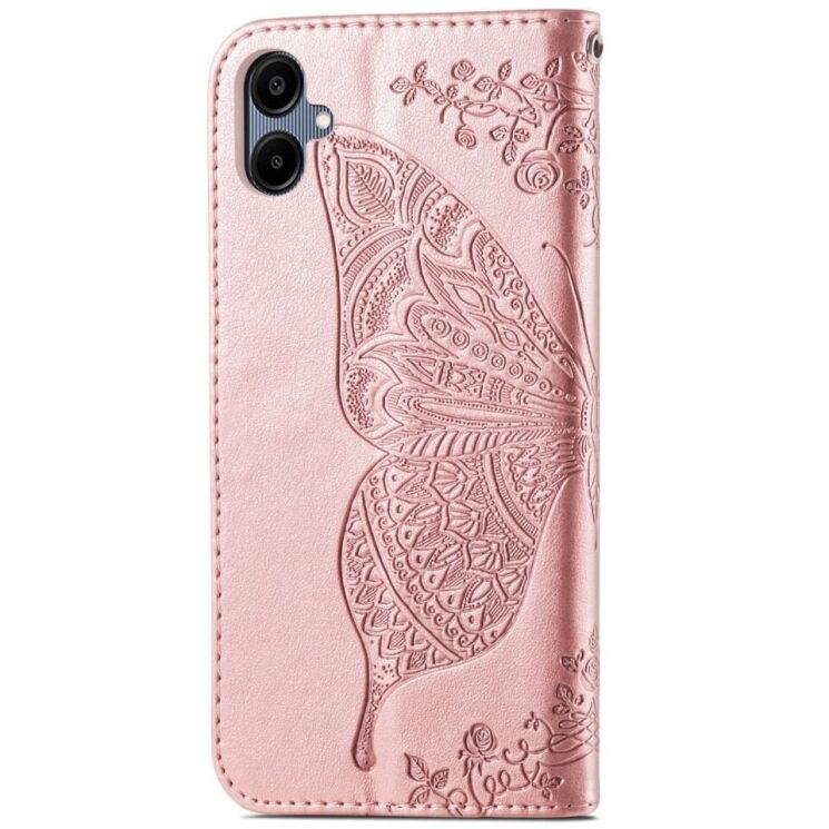 Чехол UniCase Butterfly Pattern для Samsung Galaxy A06 (A065) - Rose Gold: фото 6 из 9