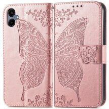 Чехол UniCase Butterfly Pattern для Samsung Galaxy A06 (A065) - Rose Gold: фото 1 из 9