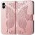 Чехол UniCase Butterfly Pattern для Samsung Galaxy A06 (A065) - Rose Gold: фото 1 из 9