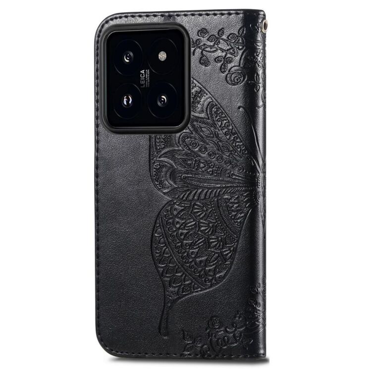 Чохол UniCase Butterfly Pattern для Xiaomi 14T Pro - Black: фото 6 з 10