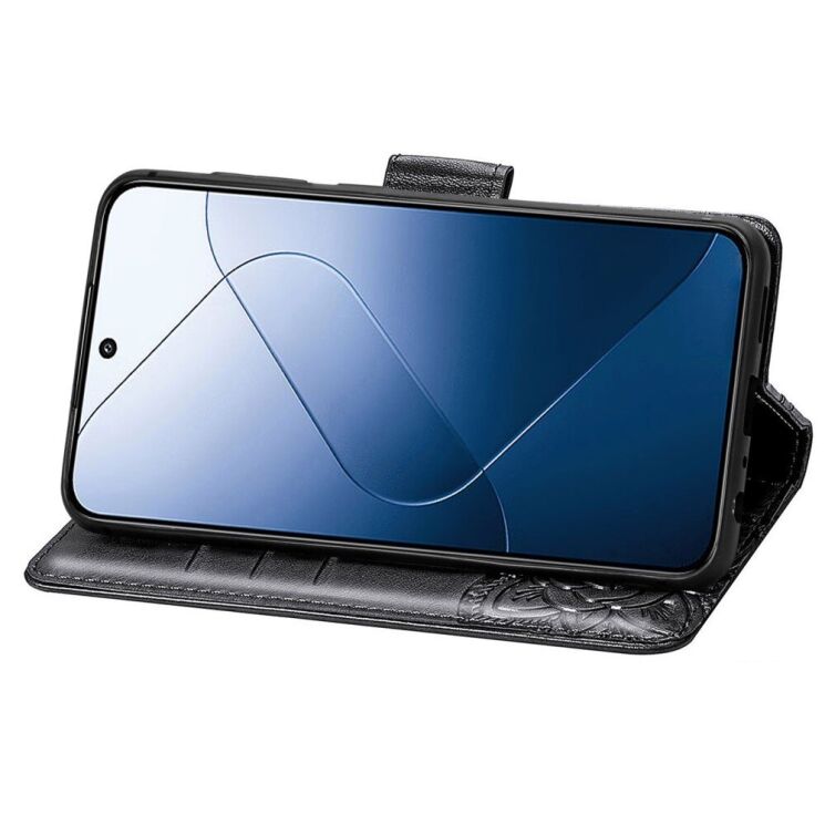 Чохол UniCase Butterfly Pattern для Xiaomi 14T Pro - Black: фото 3 з 10