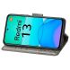 Чехол UniCase Butterfly Pattern для Xiaomi Redmi 13 - Grey (358906H). Фото 3 из 7