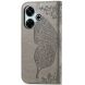 Чехол UniCase Butterfly Pattern для Xiaomi Redmi 13 - Grey (358906H). Фото 5 из 7