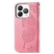 Чохол UniCase Butterfly Pattern для ZTE Blade A75 - Pink (361504P). Фото 5 з 6